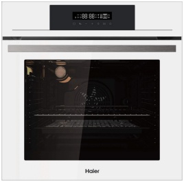 Электрический духовой шкаф Haier HOX-FP3AWB 59 см, 76 л гриль конвекция, белый