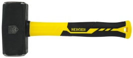 Кувалда  Berger BG1518 кованая 2000 г., фиберглассовая рукоятка