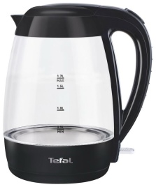 Чайник электрический Tefal Glass KO450832, черный