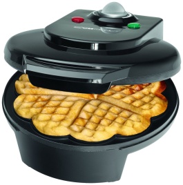 Вафельница Clatronic WA 3491 schwarz, мощность 1200 Вт, 2 световых индикатора