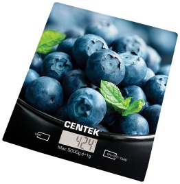 Кухонные весы Centek CT-2462 Голубика