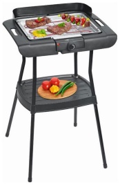 Барбекю Clatronic BQS 3508 schwarz, мощность 2000 Вт, защита от ветра