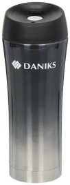 Термокружка Daniks SL-NT015-met-grpht серебро 316124