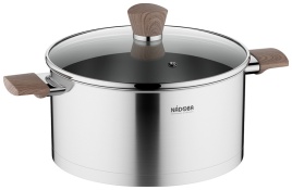 Кастрюля с крышкой Nadoba LUDVA 24 см/5,6 л, 727011