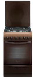 Газовая плита Gefest 5100-02 0001 50 см, 52 л, 4 конфорки, коричневый