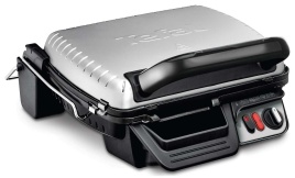 Электрогриль Tefal Health Grill Comfort GC306012, серебристый/черный