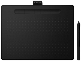 Графический планшет Wacom Intuos S (CTL-4100K-N), электромагнитный резонанс, черный