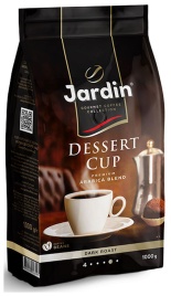 Кофе зерновой Jardin Дессерт Кап 1000г жар.прем/с.
