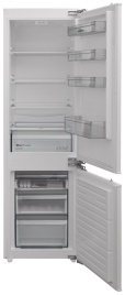 Встраиваемый двухкамерный холодильник Scandilux CSBI 256 M, белый