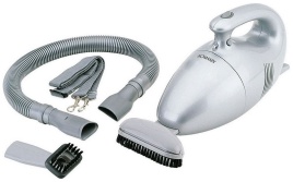 Пылесос вертикальный Bomann CB 947 silver, мощность 700 Вт, компактный