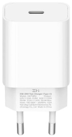 Сетевое ЗУ Zmi TypeCI 20W QC 3.0 PD Apple QC charger 2A EU HA716 белое