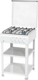 Газовая плита Flama AVG 1401 W (без духовки) 50 см, 4 конфорки, белый