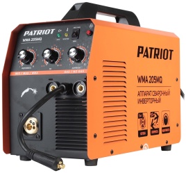 Сварочный полуавтомат Patriot инвертор WMA 205MQ MIG/MAG/MMA