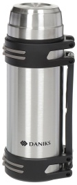 Термос Daniks 1.8 л SL-180NGL серебро 316130