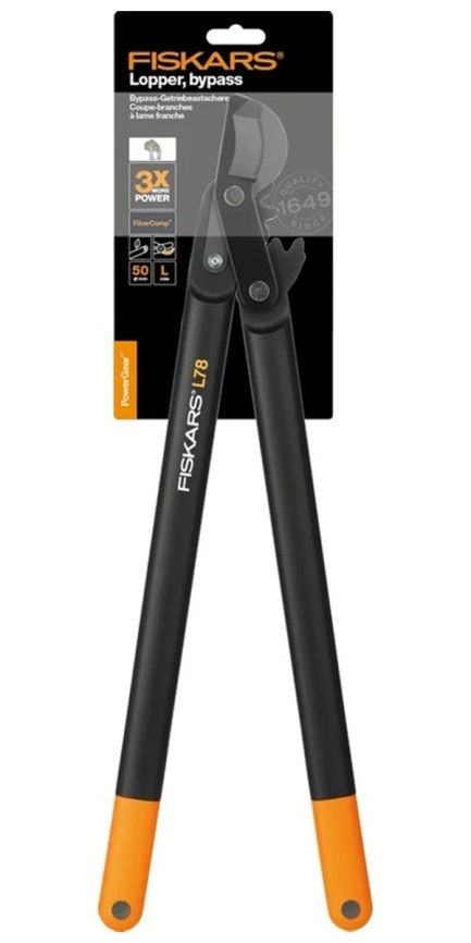 Сучкорез Fiskars Большой плоскостной сучкорез с загнутыми лезвиями (L) L78 112590 фото 2