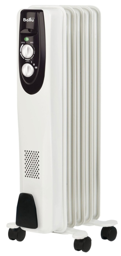 Масляный обогреватель Ballu Classic BOH/CL-05WRN 1000 (5 секций) фото 1