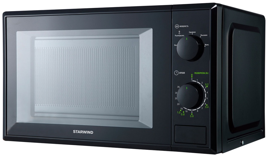 Микроволновая печь - СВЧ Starwind SWM5820 20л. 700Вт черный фото 1
