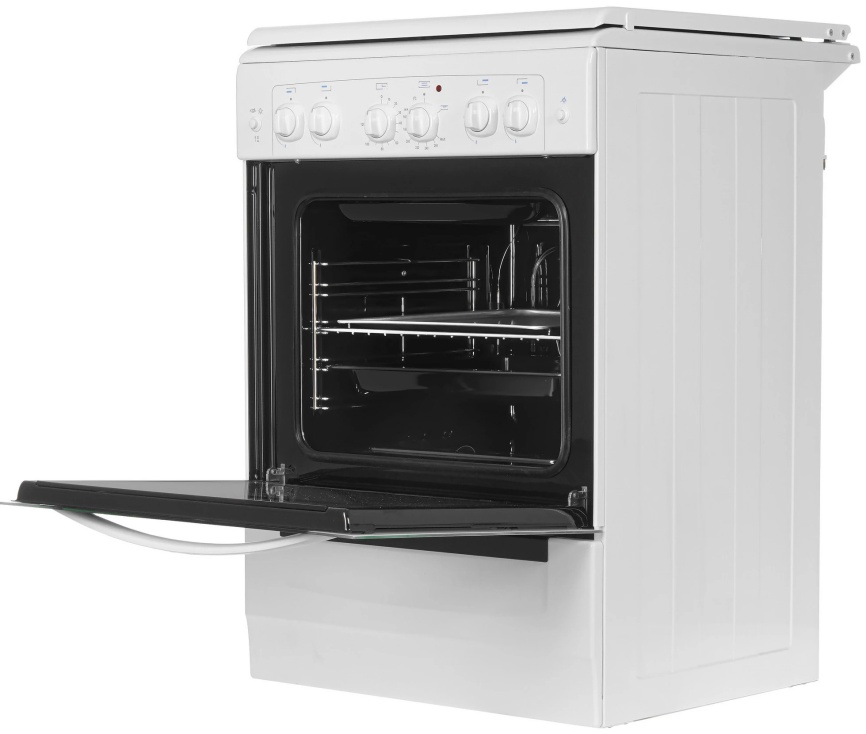 Газовая плита Gefest Брест 6101-02 66 см, 52 л, 4 конфорки, белый фото 6