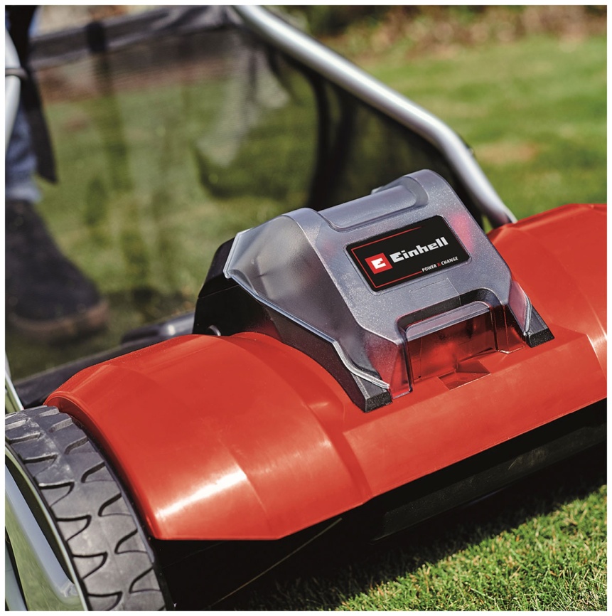 Газонокосилка аккумуляторная Einhell PXC GE-HM 18/38 Li-Solo 3414200 фото 4