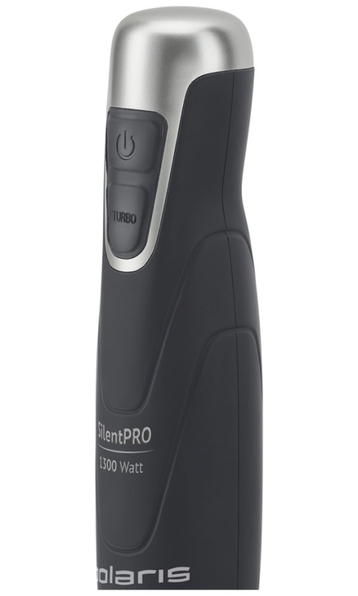 Погружной блендер Polaris PHB 1380 Silent, 1300 Вт, 2 скорости, серый фото 4