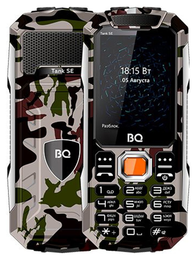 Мобильный телефон BQ BQ-2432 Tank SE Камуфляж фото 1
