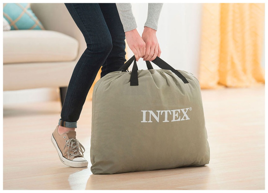 Надувная кровать Intex 152х203х46 см 