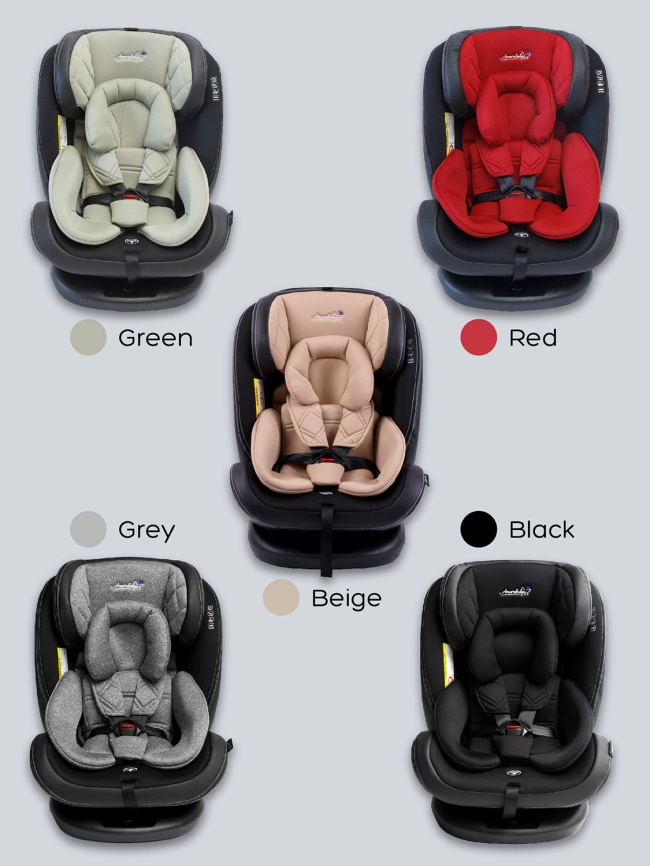 Автокресло Amarobaby ST-3, Isofix класс D, группа 0 /1/2/3 (черный) фото 27