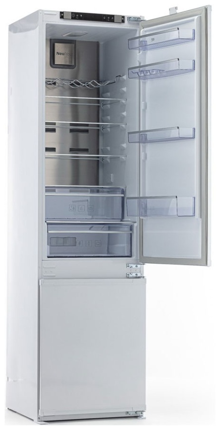 Встраиваемый двухкамерный холодильник Beko BCNA 306 E2S No frost, белый фото 4