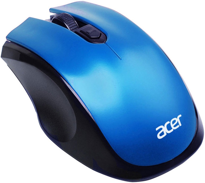Мышь Acer OMR031 черный/синий оптическая (1600dpi) беспроводная USB (4but) (ZL.MCEEE.008) фото 2