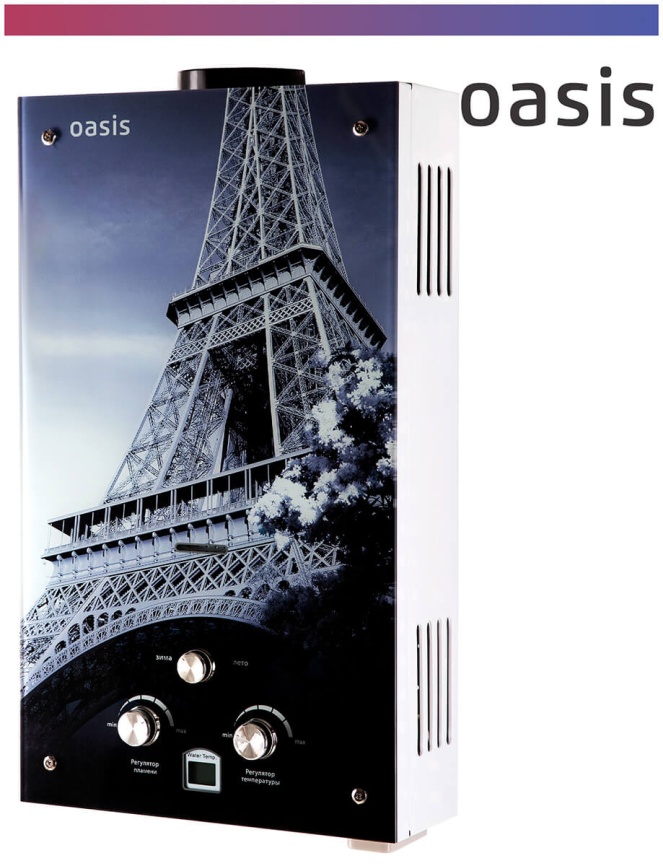 Газовый водонагреватель Oasis Glass 20 EG цветной фото 2