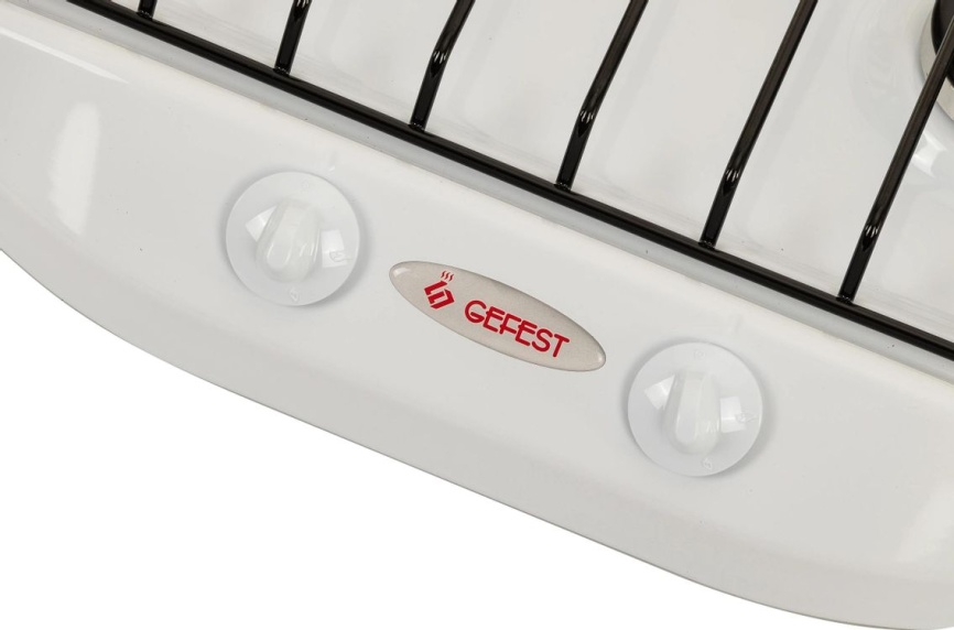 Настольная плита Gefest Брест ПГ 700-03 50 см, 2 конфорки, белый фото 5