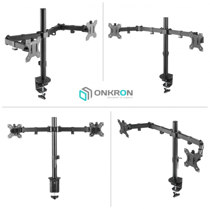 Кронштейн настольный Onkron D 221 E чёрный фото 2