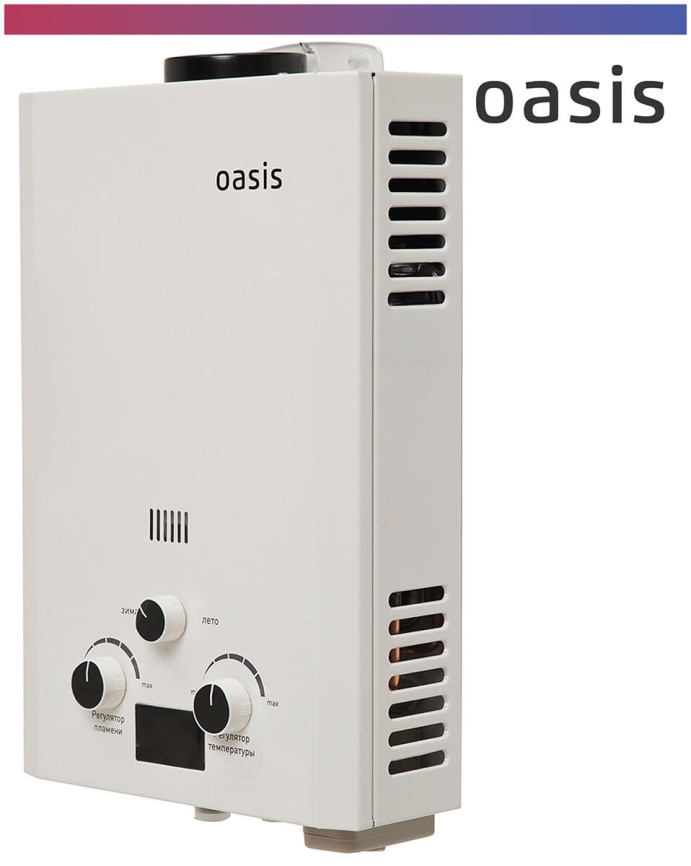 Газовый водонагреватель Oasis OR-12 W белый фото 2