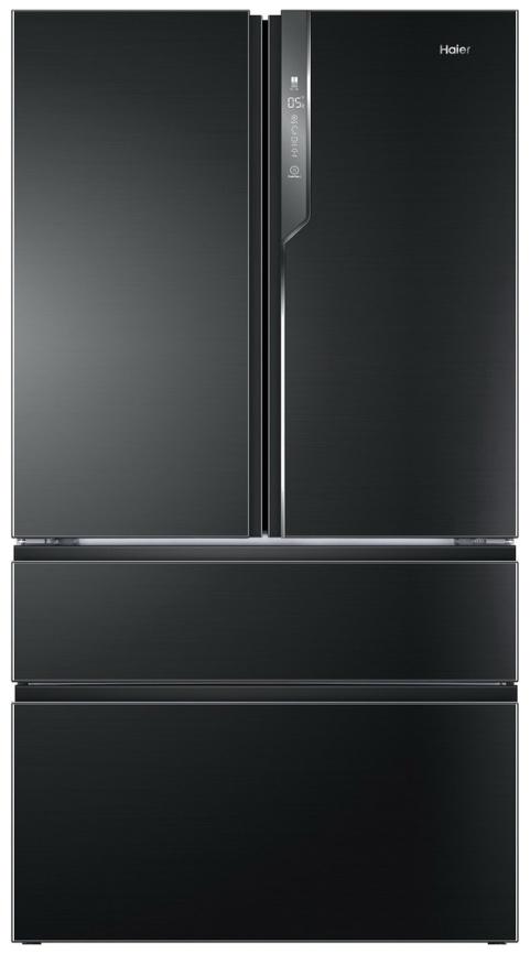 Многокамерный холодильник Haier HB 25 FSNAAA RU No frost, черно-серый фото 1