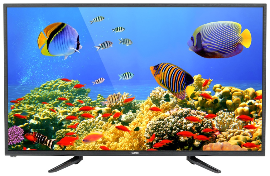 Телевизор Harper 32R470T, 1366x768, 32 дюйма, Led подсветка, черный фото 1