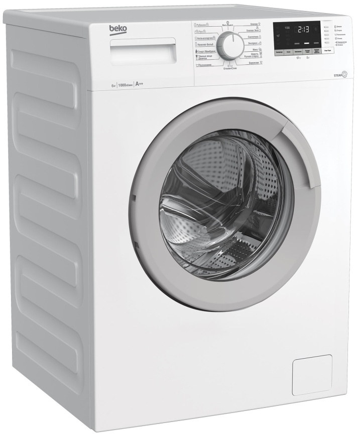 Стиральная машина Beko WSDN63512ZSW автомат 6 кг, отложенный старт, белый фото 3