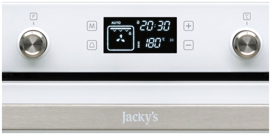 Электрический духовой шкаф Jacky's Электрический духовой шкаф Jackys JO EW7539 59 см, 78 л гриль конвекция, белый фото 2