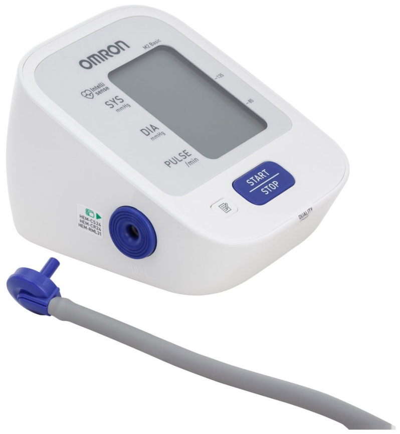 Тонометр Omron M2 Basic (HEM-7121-ALRU) Адаптер и Универсальная манжета фото 2