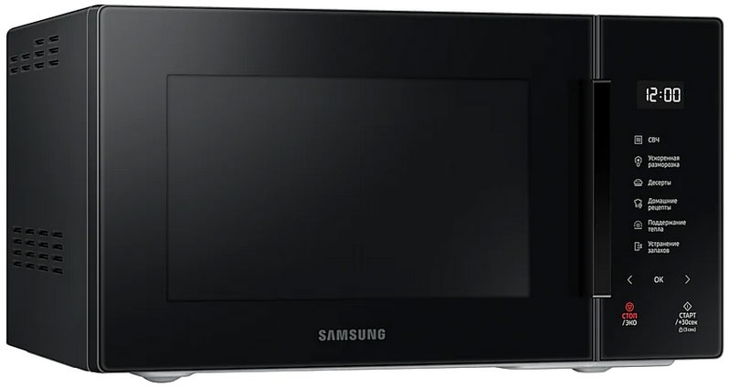 Микроволновая печь - СВЧ Samsung MS23T5018AK, сенсорное управление, чёрный фото 3