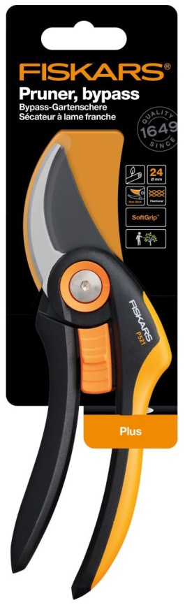 Секатор Fiskars плоскостной Plus P521 фото 2