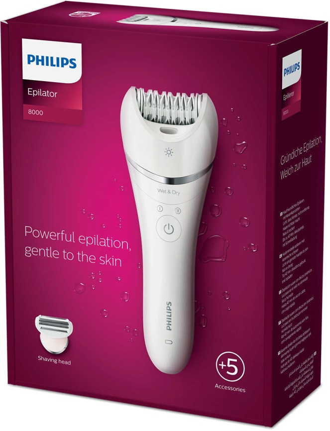 Эпилятор Philips BRE710/00 Epilator Series 8000 фото 4