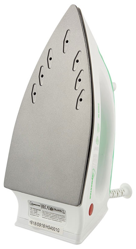 Утюг Homestar HS-4001 004837 бело-зеленый фото 3