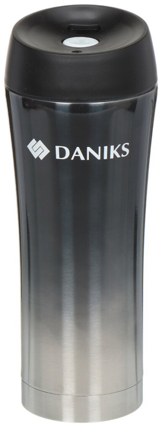 Термокружка Daniks SL-NT015-met-grpht серебро 316124 фото 1