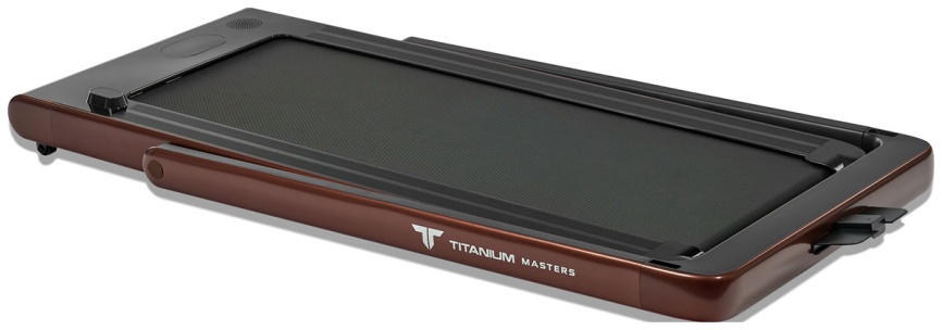 Беговая дорожка Titanium Masters Slimtech C10 (коричневая) фото 2
