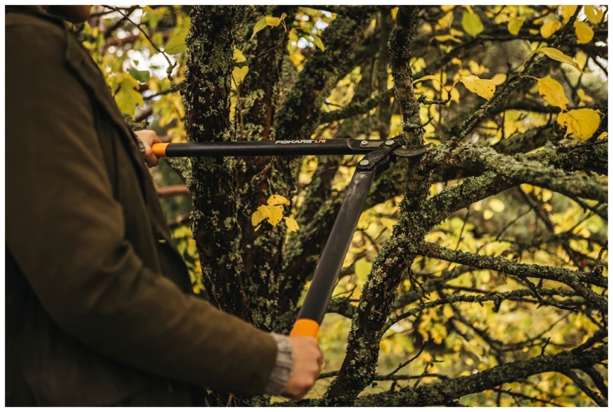 Сучкорез Fiskars Большой плоскостной сучкорез с загнутыми лезвиями (L) L78 112590 фото 5