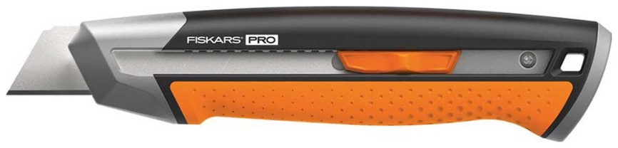 Нож  Fiskars канцелярский 25 мм CarbonMax 1027228 фото 1