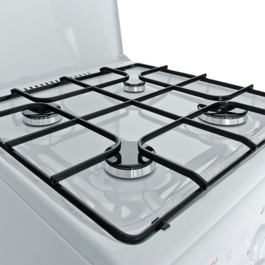 Газовая плита Gefest Брест 3200-05 50 см, 42 л, 4 конфорки, белый фото 8