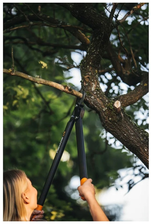Сучкорез Fiskars Большой плоскостной сучкорез с загнутыми лезвиями (L) L78 112590 фото 4