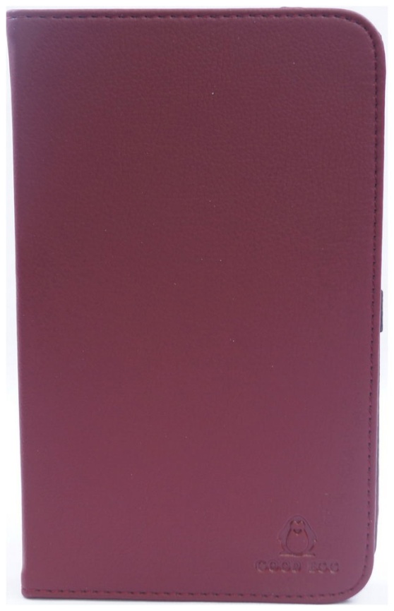 Обложка Good Egg Обложка для Samsung GalaxyTab3 T2100/2110 Lira кожа бордовый фото 1