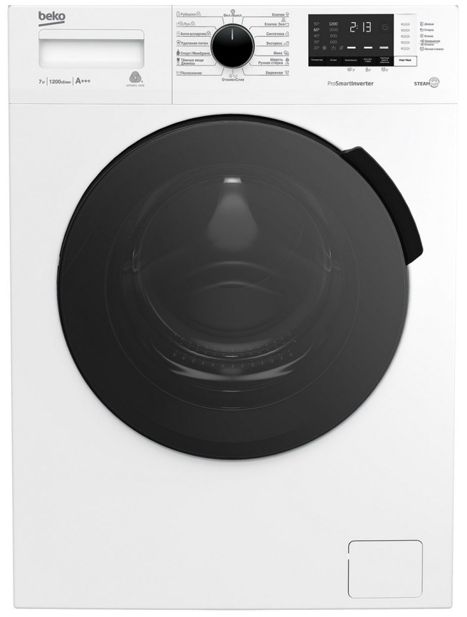 Стиральная машина Beko WSPE7612W автомат 7 кг,1200 оборотов, белый фото 1